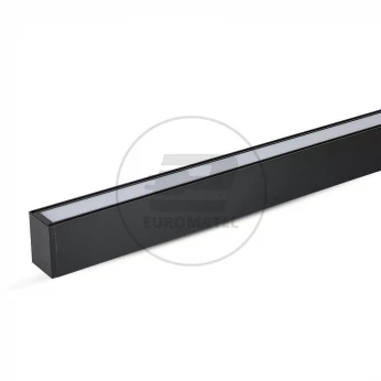 Oprawa Liniowa Zawieszana VT-7-40 SAMSUNG CHIP 40W 4000K 4000lm Czarna 5 Lat Gwarancji 374