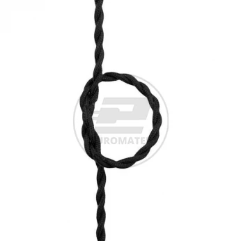 Linka Skręcana 2x0.75mm Czarna V-TAC 5 Lat Gwarancji
