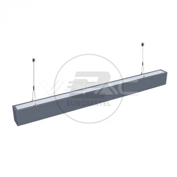 Oprawa V-TAC LED Linear SAMSUNG CHIP 60W Góra/Dół Do łączenia Zwieszana Srebrna 120cm VT-7-60 4000K 6000lm 5 Lat Gwarancji