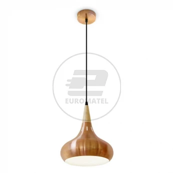 Lampa Wisząca VT-7225 E27 Metal Czerwony Brąz 3816