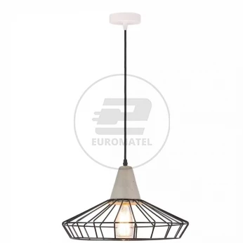 Lampa Wisząca VT-7330 Concrete+Mesh fi330 3849