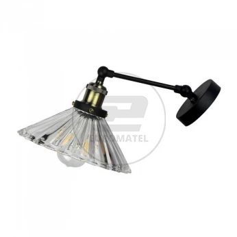 Oprawa Ścienna V-TAC Szkło fi250mm VT-7180