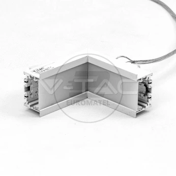 Łącznik L Opraw V-TAC 10W Linear Wewnętrzny Biały VT-7-41-LN 4000K 1000lm 5 Lat Gwarancji