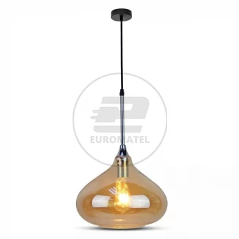 Lampa Wisząca VT-7281 E27 Max. 60W Modern Amber 3886