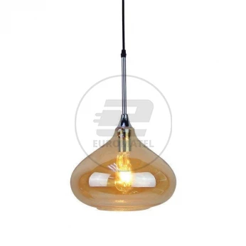 Lampa Wisząca VT-7281 E27 Max. 60W Modern Amber 3886