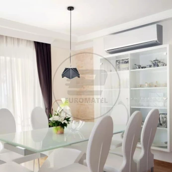 Oprawa Wisząca V-TAC Basics Biała / Czarny Klosz 400x540mm VT-7401 5 Lat Gwarancji