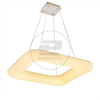 Oprawa LED V-TAC 40W Zwis Kwadrat Zmiana Barwy Światła D:460x460x120 Ściemnianie Biały VT-7461 2700K-6400K 3600lm 3 Lata Gwarancji