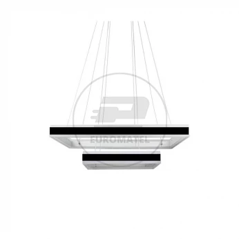 Oprawa LED V-TAC 100W Soft Light Chandelier Ściemnianie Czarny VT-101-2D 3000K 8050lm 3 Lata Gwarancji
