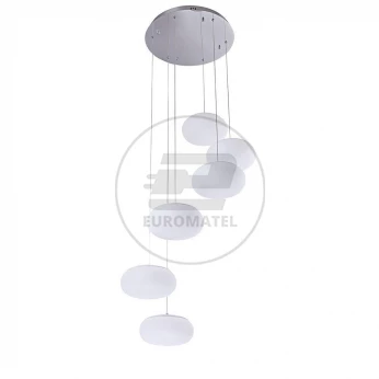 Oprawa Zwieszana V-TAC 72W LED Wisząca Triac Ściemnialna Biała VT-7390 3000K 6500lm 3 Lata Gwarancji