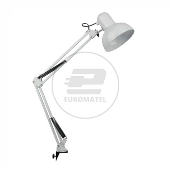 Lampka V-TAC Kreślarska Klamra Biała E27 360x155x730mm VT-7513 5 Lat Gwarancji