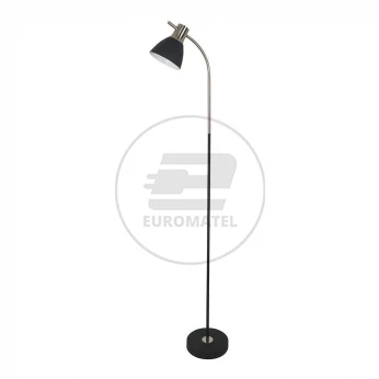 Lampa Podłogowa V-TAC Czarny+Chrom 140x200x1540mm VT-7702