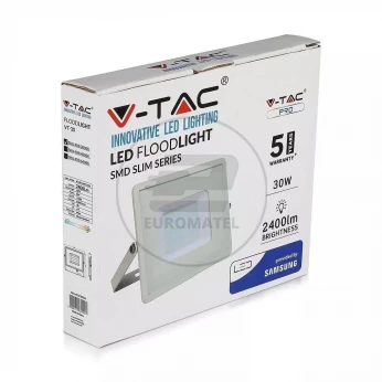 Projektor LED 30W 2400lm 6400K Dioda SAMSUNG Biały IP65 405