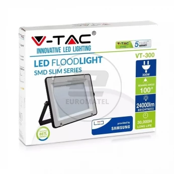 Projektor LED 300W 24000lm 6400K Dioda SAMSUNG Czarny IP65 423