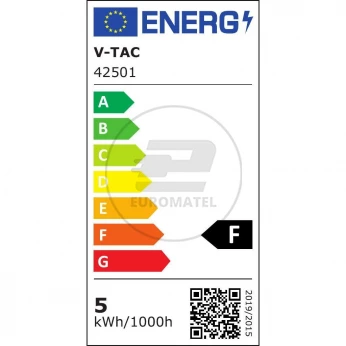 Żarówka LED VT-1880 5.5W E14 P45 6400K 470lm A+ 180st. 42521