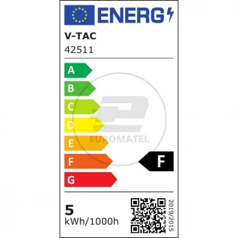 Żarówka LED VT-1880 5.5W E14 P45 4000K 470lm A+ 180st. 42511