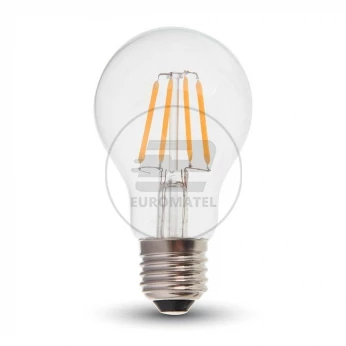 Żarówka LED V-TAC 4W Filament E27 A60 VT-1885 2700K 400lm