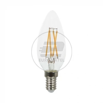 Żarówka LED V-TAC 4W Filament E14 Twist Świeczka VT-1985 2700K 400lm