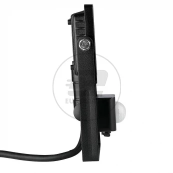 Projektor LED 10W 800lm 4000K Dioda SAMSUNG z czujnikiem ruchu PIR Czarny IP65 437