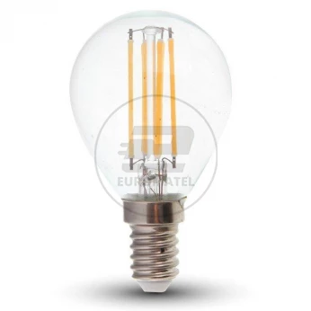 Żarówka LED V-TAC 4W Filament E14 P45 Kulka VT-1996 4000K 400lm