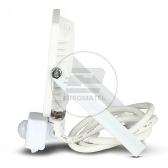 Projektor LED 30W 2400lm 3000K Dioda SAMSUNG z czujnikiem ruchu PIR Biały IP65 457