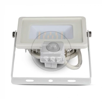 Projektor LED 30W 2400lm 6400K Dioda SAMSUNG z czujnikiem ruchu PIR Biały IP65 459