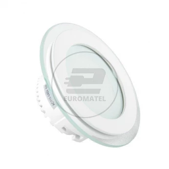 Panel LED V-TAC 18W LED Szkło Okrągły VT-1881G 6000K 1260lm