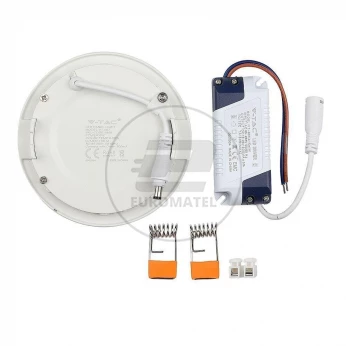 Panel LED V-TAC Premium Downlight 6W Okrągły fi120 VT-607 3000K 420lm