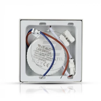 Panel LED Natynkowy V-TAC Premium 6W Kwadrat VT-605SQ 4000K 420lm