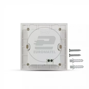Oprawa Schodowa 3W LED V-TAC Biała Czujnik Ruchu 230V VT-8035 4000K 100lm
