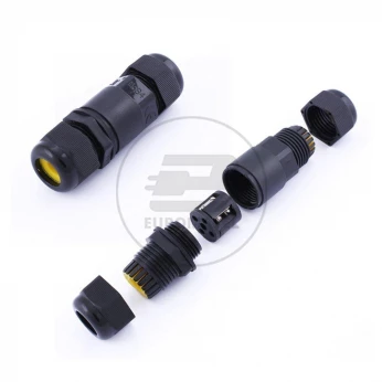 Mufa kablowa skręcana 5-9 mm2 450V 16A v2 Czarna IP68 5977