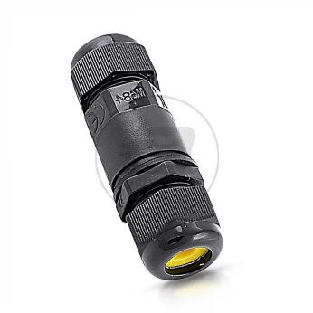 Mufa kablowa skręcana 5-9 mm2 450V 16A v2 Czarna IP68 5977