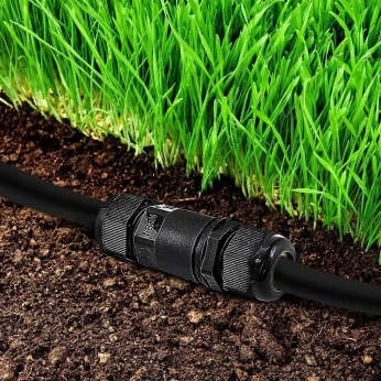 Mufa kablowa skręcana 5-9 mm2 450V 16A v2 Czarna IP68 5977