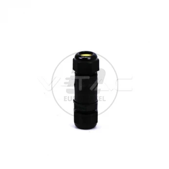 Mufa kablowa skręcana 5-9 mm2 450V 16A v2 Czarna IP68 5977