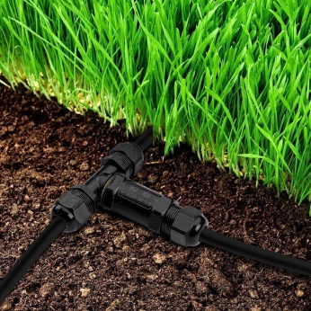Mufa kablowa rozgałęźna skręcana 8-12mm2 450V 24A Czarna IP68 5978