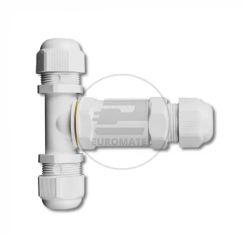 Mufa Hermetyczna VT-869 Konektor Trójnik fi 8-12mm Biały IP68 5979