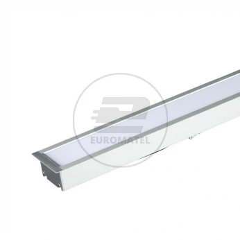 Oprawa V-TAC LED Linear SAMSUNG CHIP 40W Wpuszczana Srebrna 120cm VT-7-41 6400K 3200lm 5 Lat Gwarancji