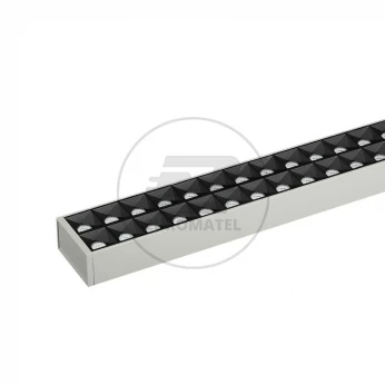 Oprawa V-TAC LED Linear SAMSUNG CHIP 60W Góra Dół Zwieszana Ściemnialna UGR6 Szara VT-7-61 4000K 6600lm 5 Lat Gwarancji