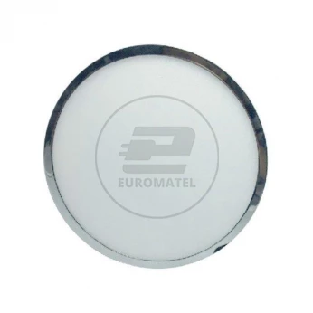Panel LED V-TAC 6W Chrom Okrągły Natynkowy VT-605CH 3000K 420lm