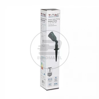 Oprawa Wbijana do Ziemi E27 Pojedyncza IP44 V-TAC VT-728