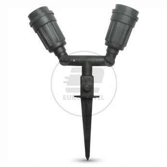 Oprawa Ogrodowa VT-729 GARDEN SPIKE DOUBLE HEAD 7045