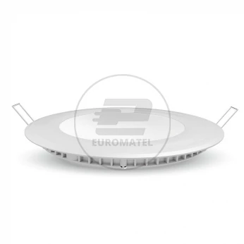 Panel Premium V-TAC 6W LED SAMSUNG CHIP Okrągły 120x12mm VT-606 3000K 420lm 5 Lat Gwarancji