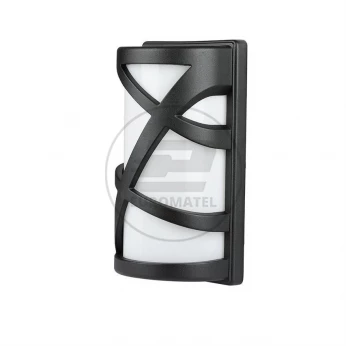 Lampa Ogrodowa Ścienna VT-745 E27 Max. 60W Czarna 7064