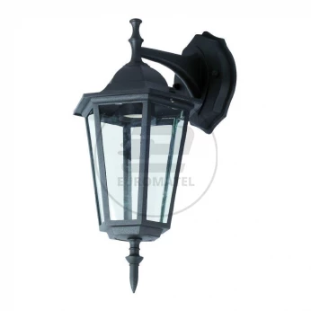 Lampa Ogrodowa Ścienna VT-750 E27 Max. 40W Czarna DOWN 7068