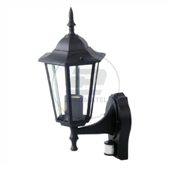 Lampa Ogrodowa VT-751 WALL LAMP WITH SENSOR-MATT BLACK 7070