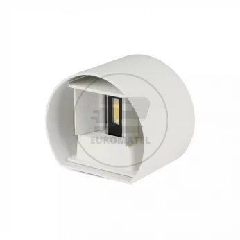 Kinkiet LED VT-759 6W 4000K 660lm BIAŁY OKRĄGŁY IP65 A++ 7091