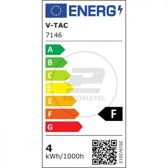 Żarówka Dekoracyjna LED FILAMENT VT-2024 4W E27 G95 2200K 400lm A+ 300st. 7146