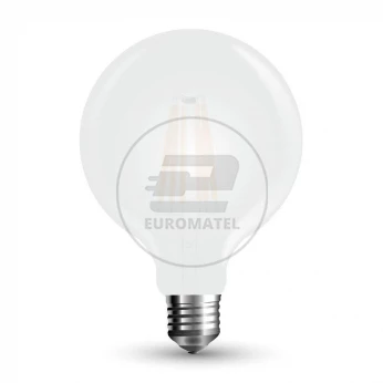 Żarówka LED V-TAC 7W Filament E27 Kula G95 Mrożona VT-2057 2700K 840lm