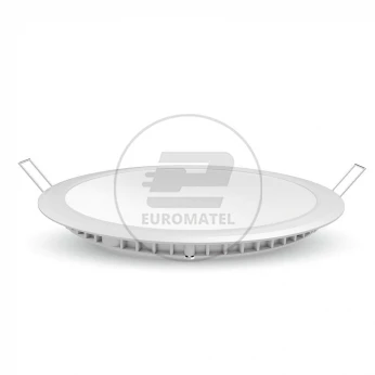 Panel Premium V-TAC 24W LED SAMSUNG CHIP Okrągły 300x12mm VT-624 4000K 2000lm 5 Lat Gwarancji