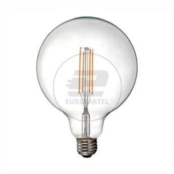 Żarówka Dekoracyjna LED FILAMENT VT-2143 12.5W E27 G125 4000K 1550lm A++ 330st. 7454