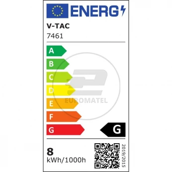 Żarówka LED V-TAC 8W Filament E27 A165 Ściemnialna VT-2138D 2000K 500lm